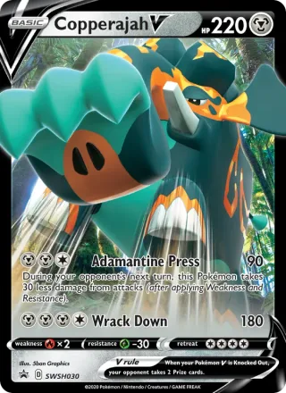 Copperajah V #SWSH030 · SWSH Black Star Promos Pokémon card