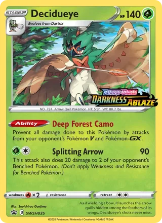 Decidueye #SWSH035 · SWSH Black Star Promos Pokémon card