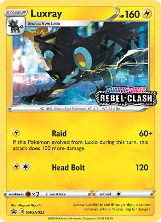 Luxray #SWSH023 · SWSH Black Star Promos Pokémon card