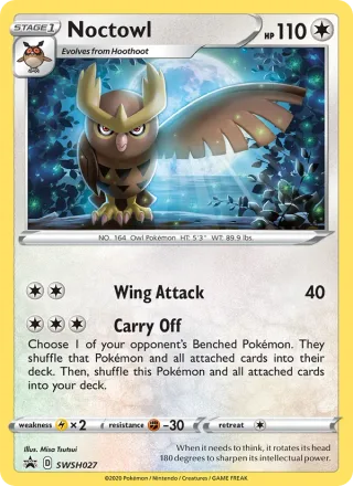 Noctowl #SWSH027 · SWSH Black Star Promos Pokémon card