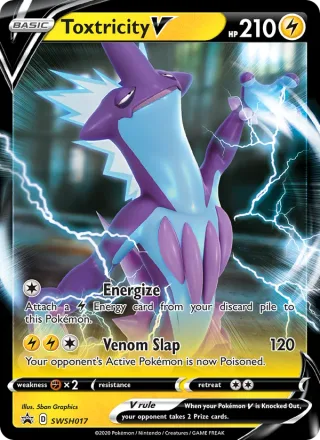 Toxtricity V #SWSH017 · SWSH Black Star Promos Pokémon card