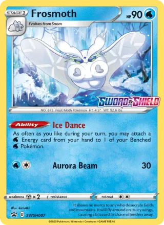 Frosmoth #SWSH007 · SWSH Black Star Promos Pokémon card