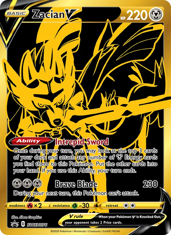 Zacian V full card art