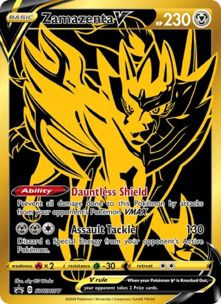 Zamazenta V #SWSH077 · SWSH Black Star Promos Pokémon card