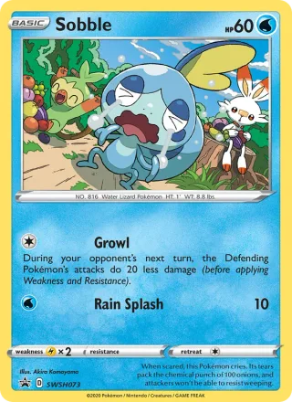 Sobble #SWSH073 · SWSH Black Star Promos Pokémon card