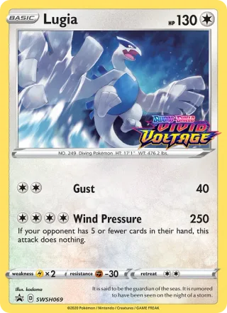Lugia #SWSH069 · SWSH Black Star Promos Pokémon card