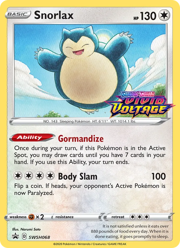 Snorlax full card art