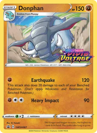 Donphan #SWSH067 · SWSH Black Star Promos Pokémon card