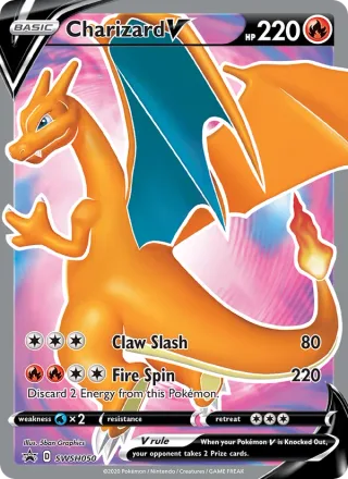 Charizard V #SWSH050 · SWSH Black Star Promos Pokémon card