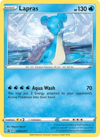 Lapras #SWSH051 · SWSH Black Star Promos Pokémon card