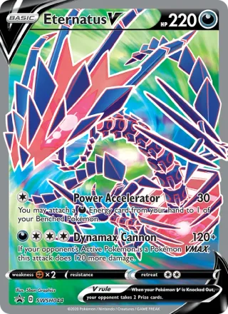 Eternatus V #SWSH044 · SWSH Black Star Promos Pokémon card