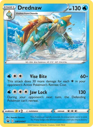 Drednaw #SWSH047 · SWSH Black Star Promos Pokémon card