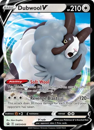 Dubwool V #SWSH049 · SWSH Black Star Promos Pokémon card