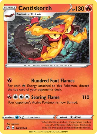 Centiskorch #SWSH048 · SWSH Black Star Promos Pokémon card