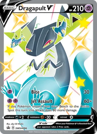 Dragapult V #SWSH096 · SWSH Black Star Promos Pokémon card