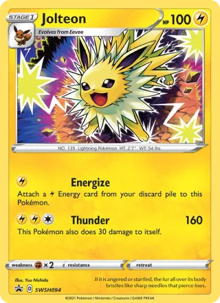 Jolteon #SWSH094 · SWSH Black Star Promos Pokémon card