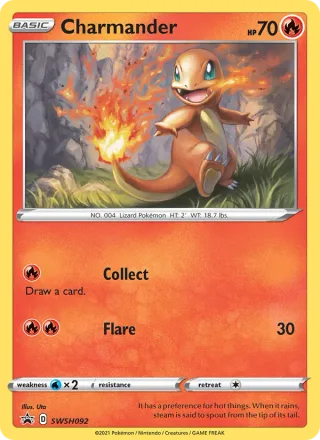 Charmander #SWSH092 · SWSH Black Star Promos Pokémon card