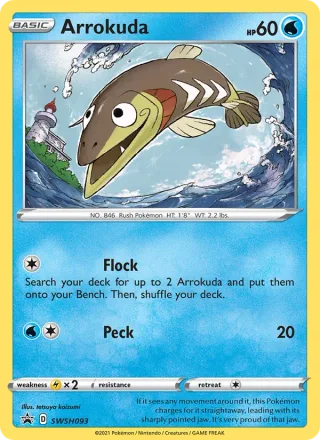 Arrokuda #SWSH093 · SWSH Black Star Promos Pokémon card