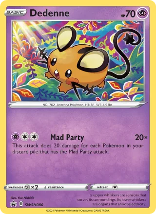 Dedenne #SWSH080 · SWSH Black Star Promos Pokémon card