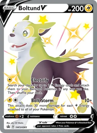 Boltund V #SWSH085 · SWSH Black Star Promos Pokémon card