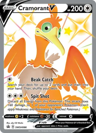 Cramorant V #SWSH086 · SWSH Black Star Promos Pokémon card