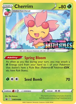 Cherrim #SWSH088 · SWSH Black Star Promos Pokémon card
