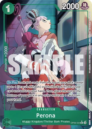 Perona (Parallel) #OP09-034-parallel · Emperors in the New World One Piece card