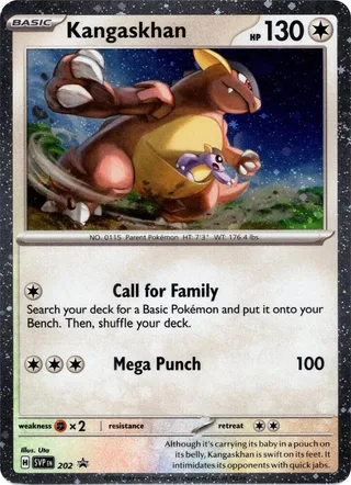 Kangaskhan #202 · SVP Black Star Promos Pokémon card