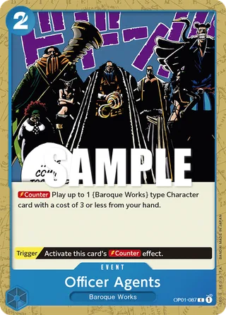 Officer Agents #OP01-087 · Romance Dawn One Piece card
