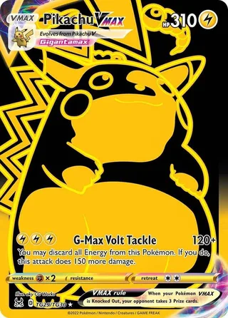 Pikachu VMAX #TG29 · Lost Origin Trainer Gallery Pokémon card