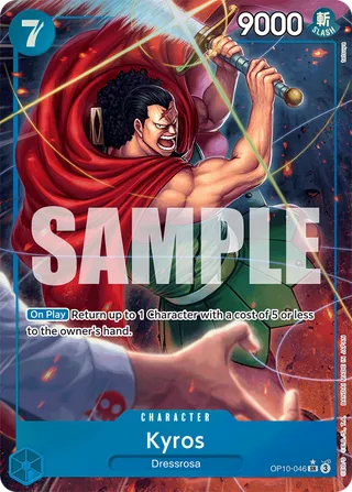 Kyros (Parallel) #OP10-046-parallel · Royal Blood One Piece card