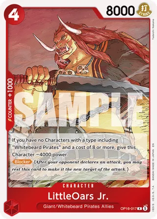 LittleOars Jr. #OP16-017 · The Time of Battle One Piece card