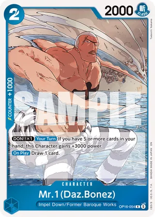 Mr.1(Daz.Bonez) #OP16-054 · The Time of Battle One Piece card