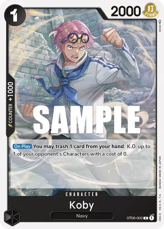 Koby #ST06-002 · ST-06: Starter Deck 6 Absolute Justice One Piece card