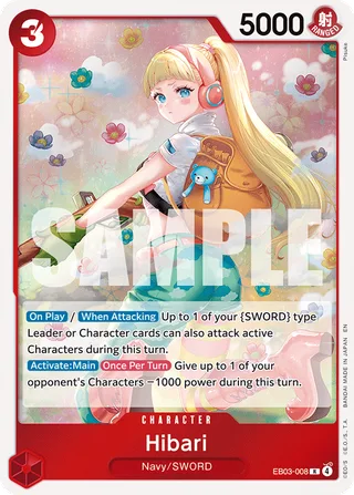 Hibari #EB03-008 · Extra Booster: One Piece Heroines Edition One Piece card