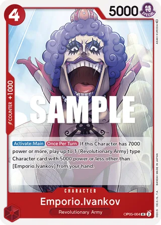 Emporio.Ivankov #OP05-004 · Awakening of the New Era: 1st Anniversary Tournament Cards One Piece card