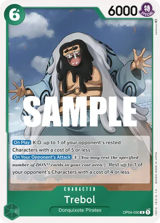 Trebol #OP04-030 · Kingdoms of Intrigue One Piece card