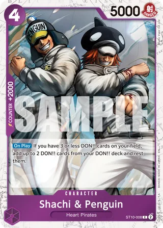 Shachi & Penguin (Winner Pack 2025 Vol. 4) #ST10-008-winner-pack-2025-vol-4 · One Piece Promotion Cards One Piece card