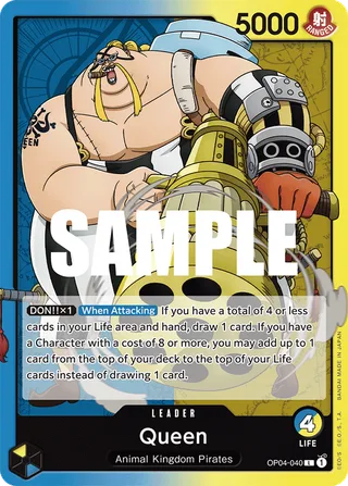 Queen #OP04-040 · Kingdoms of Intrigue One Piece card