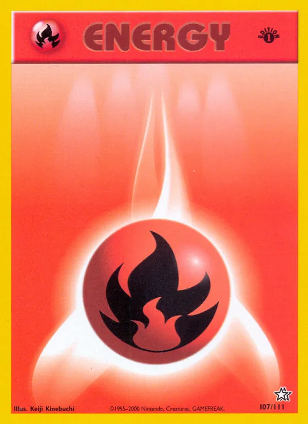 Fire Energy full card art