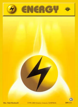 Lightning Energy #109 · Neo Genesis Pokémon card