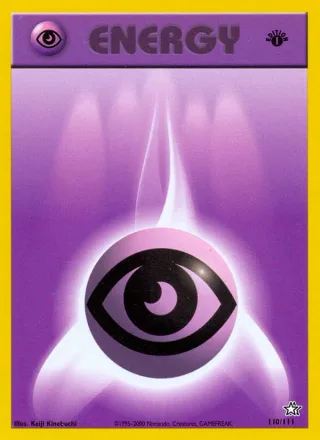 Psychic Energy #110 · Neo Genesis Pokémon card