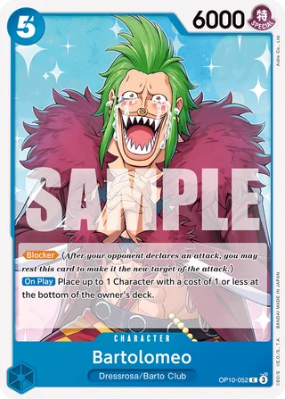 Bartolomeo #OP10-052 · Royal Blood One Piece card