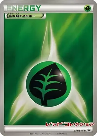 Basic Grass Energy #071 · BW-P Promotional cards Pokémon Japan card