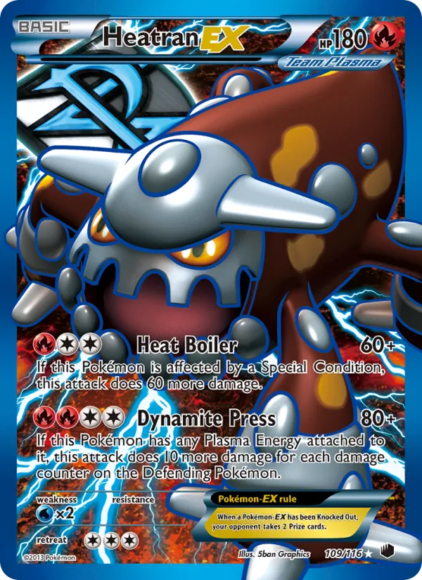 Heatran-EX full card art