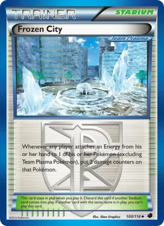 Frozen City #100 · Plasma Freeze Pokémon card