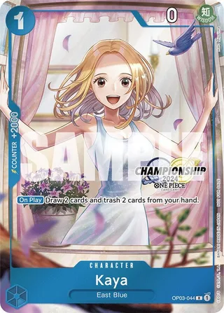 Kaya (CS 2024 Celebration Pack) #OP03-044-cs-2024-celebration-pack · One Piece Promotion Cards One Piece card