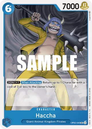 Haccha #OP05-049 · Awakening of the New Era: 1st Anniversary Tournament Cards One Piece card