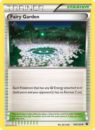 Fairy Garden #100 · Fates Collide Pokémon card