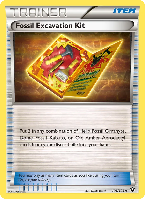 Fossil Excavation Kit full card art